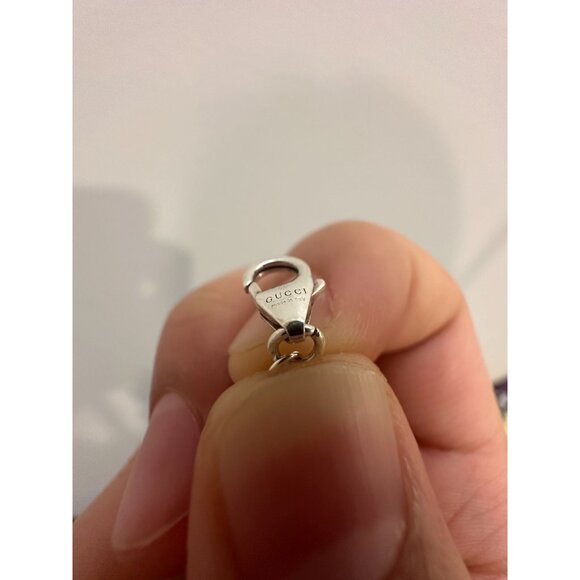 Gucci GG Marmont Mother of Pearl Sterling Silver Bracelet - Picture 10 of 11